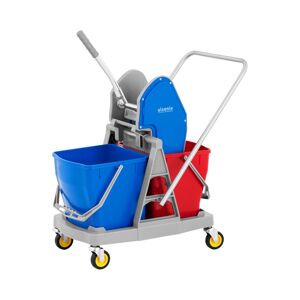 B-zboží Úklidový vozík s lisem na mop 2 vědra 40 L - Zboží z druhé ruky Potřeby pro průmysl ulsonix