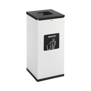 Odpadkový koš 60 l bílý piktogram směsného odpadu - Koše na odpadky ulsonix