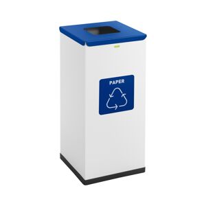 Odpadkový koš 60 l bílý logo papíru - Odpadkové koše ulsonix