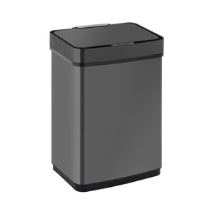 B-zboží Bezdotykový odpadkový koš 50 L černý hranatý - Zboží z druhé ruky Potřeby pro průmysl Fromm & Starck