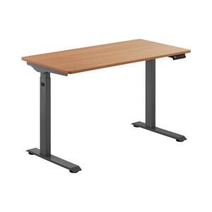 B-zboží Výškově nastavitelný stůl s deskou 90 W 730–1 233 mm hnědá / sivá - Zboží z druhé ruky Fromm & Starck