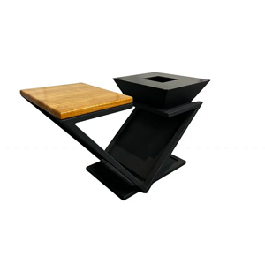 Kompaktní set grilovací ohniště + servírovací stůl Vinda 1400 × 600 × 900 mm | Grilovací plocha 600 × 600 mm