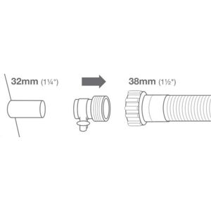 Marimex Adaptér B k propojení bazénů Intex (2 ks) - 29061 - 10624281