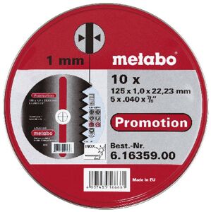 Metabo Sada řezných kotoučů Metabo SP 125x1,0x22,23 Inox 616359000