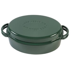 Smaltovaný litinový oválný hrnec Big Green Egg 5,2 l