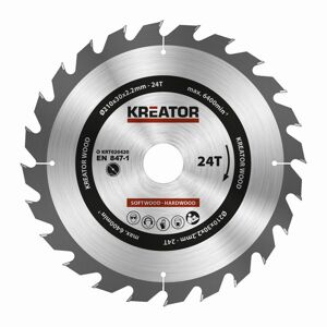 Kreator Pilový kotouč na dřevo 210mm, 24T