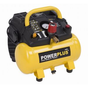 Powerplus Elektrický bezolejový kompresor 6 l Powerplus POWX1721