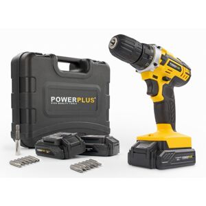 Powerplus Aku šroubovák / vrtačka 3BAT Powerplus POWX00501 (sada)