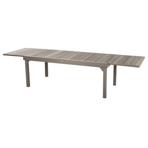 DEOKORK Hliníkový stůl FLORENCIE 200/320 cm (šedo-hnědá)