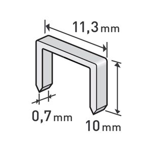 Spony EXTOL PREMIUM 10 mm 8852503