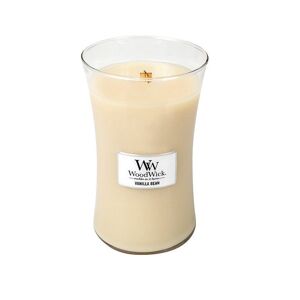 Vonná svíčka WoodWick velká - Vanilla Bean, 10,5 cm x 17,5 cm, 609g