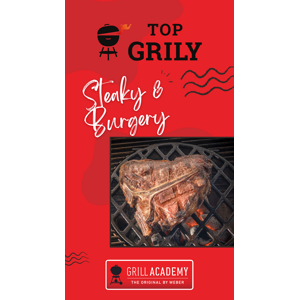 Weber Grill Academy 11. srpna - Steaky & Burgery, poukaz na kurz